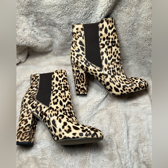 Sam Edelman Size 8.5 Cow Hair On Hide Pull On Chelsea Boots - Picture 8 of 10